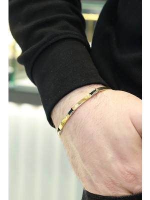 Aydın Kuyumculuk 14 Ayar Altın,erkek Bileklik AGBLK674