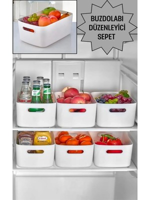 Mikasso Freshbox 3 Adet Dolap Içi Düzenleyici Sepet, Dekoratif Saklama Kutusu, Banyo ve Mutfak Organizeri Pl