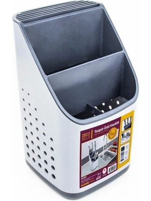 Mikasso Beyaz Tezgah Üstü Kaşıklık Plastik Beyaz