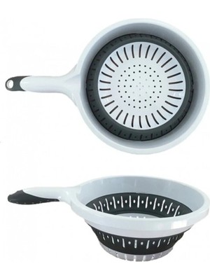 Mikasso Katlanır Süzgeç 3000 ml Pirinç & Makarna Süzgeci Plastik 1 Tr Plastik