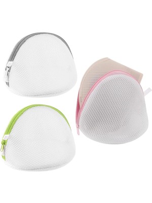 Mikasso 3 Adet Fermuarlı Sütyen Koruyucu File Dayanıklı Iç Çamaşırı Yıkama Kabı Aparatı Banyo Aksesuar Tr