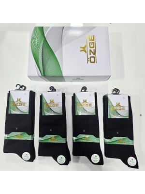 Özge Erkek Bambu Dikişsiz Uzun Çorap 12 Li Kutu