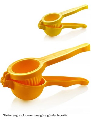 Mikasso 1 Adet Çok Amaçlı Sert Plastik Limon ve Narenciye Sıkacağı Sıkacak Pratik Plastik Limon Lime Sıkıcı