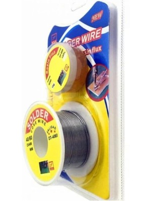 Mikasso Solder Lehim Teli ve Lehim Pastası Seti 40/60 1mm 5 Metre Tel