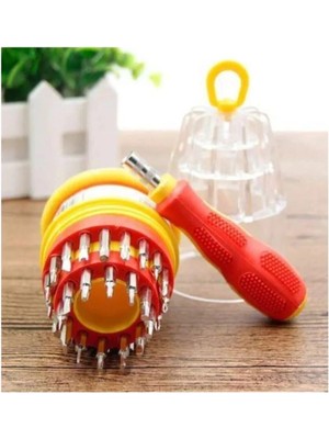 Mikasso 31 Parça Yumurta Model Mini Tornavida ve Uç Seti-Mıknatıslı Uçlar