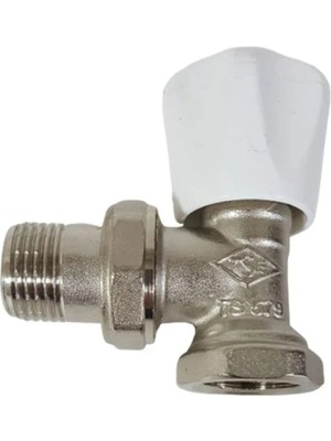 Mikasso 1/2 Inç Hafif Tip Eco Köşe Radyatör Vanası