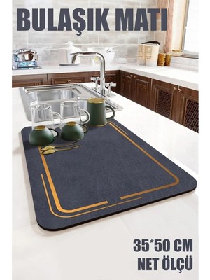 Mikasso ✨su Emici Bulaşık Matı Belirtilmemiş Çok Renkli