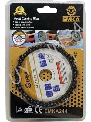 Mikasso Combat Ahşap Oyma Diski Zincirli Testere 115 x 22