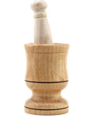 Mikasso Ahşap Havan ve Eli (Dövecek) Ahşap