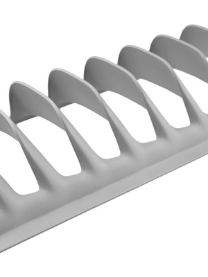 Mikasso 8 Bölmeli Plastik Tabaklık Tencere Kapak Düzenleyici Organizer | Şık Kırılmaz Esnek Tabaklık Plastik