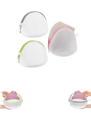 Mikasso 3 Adet Fermuarlı Sütyen Koruyucu File Dayanıklı Iç Çamaşırı Yıkama Kabı Aparatı Bavul Organizer Tr