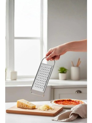 Mikasso Inox Rende Paslanmaz Çelik Meyve / Sebze Rendesi Çelik