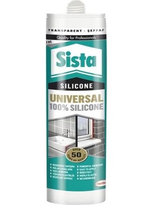 Mikasso Sista Üniversal Silikon Şeffaf 280ML