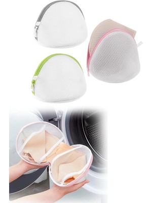 Mikasso Sütyen Yıkama Topu 3 Adet Fermuarlı Kumaş Sütyen Koruyucu Yıkama Aparatı Kabı Valiz Düzenleyici Tr