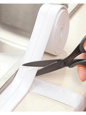 Mikasso Su Sızdırmaz Bant Banyo Mutfak Lavabo Küvet Tezgah Kenar Bantı 3m 38MM Su Geçirmez Yapışkan 1 Adet B