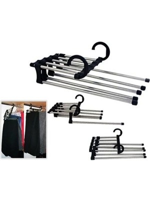 Mikasso Magic Hanger 5in1 Pantolon Askısı Belirtilmemiş Çok Renkli Tr