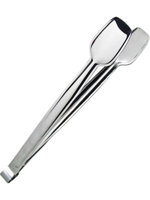 Mikasso 33 cm Uzun Izgara Maşa Teflon Bej