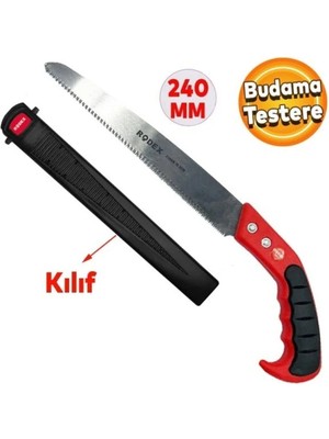 Mikasso RHT0702110024 Metal Kilitli Budama Testeresi Ince Diş 240MM (T