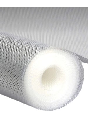 Mikasso Mutfak Şeffaf Raflık Şeffaf Raf Örtüsü Dolap ve Çekmece Içi Kaymaz Kaydırmaz Koruyucu ÖRTÜ-45X300CM