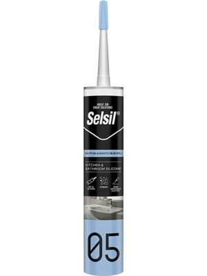 Mikasso Mutfak Banyo Silikonu Şeffaf 280ML