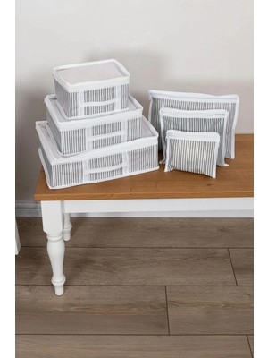 Mikasso Bavul Organizer Valiz Düzenleyici (6 Parça) Gri Tr