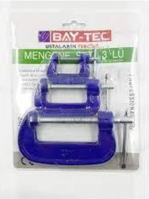 Mikasso Bay-Tec 3'lü Mengene Seti (MK4255)