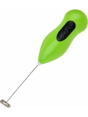 Mikasso Pilli Çırpıcı Karıştırıcı (Yeşil Renkli) Plastik