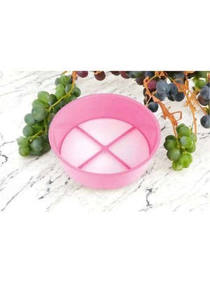 Mikasso Büyük Boy Plastik Elek Plastik Un Eleği 35 Cm-Pembe