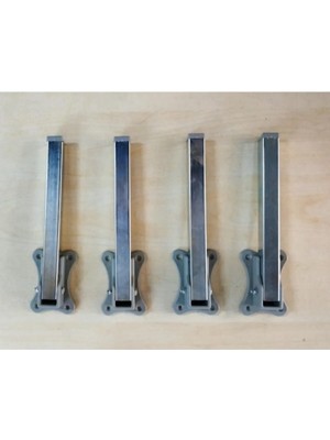 Mikasso 20CM Metal Profil Yer Sofrası Ayağı Seti (4'lü) Çok Renkli