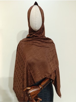 Esima Butik Harf Desen Özel Seri Ipeksi Dokulu Jakar Şal