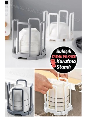 Mikasso Yaratıcı Geri Çekilebilir Depolama Kase Tabak Fincan Çorba Kasesi Rafı Mutfak Bardak Tutucu Stand Pl