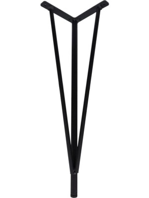 Mikasso Firkete Metal Mil Masa Sehpa Ayağı Siyah 45 cm - Masa Ayakları - 45 cm Beyaz