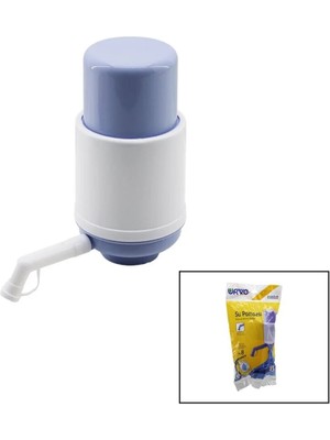 Mikasso Küçük - Düz Manuel Damacana Su Pompasi Poşetli Ambalaj Damlama Önleyici Kapak (5446) Çok Renkli Tr