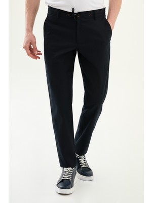 MCR Düz Slim Fit İpli Dikiş Detaylı Erkek Pantolon