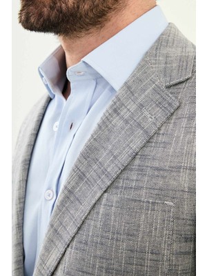 MCR Kırçıllı Slim Fit Mono Yaka Torba Cep Erkek Ceket