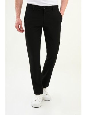 MCR Düz Super Slim Fit İpli Erkek Pantolon