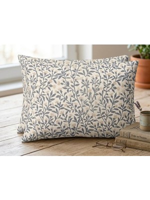 Taç Zorluteks Botanik Desenli Flanel Kumaş Pamuk 2'li Yastık Kılıfı 50X70 cm