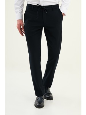 MCR Düz Super Slim Fit İpli Erkek Pantolon