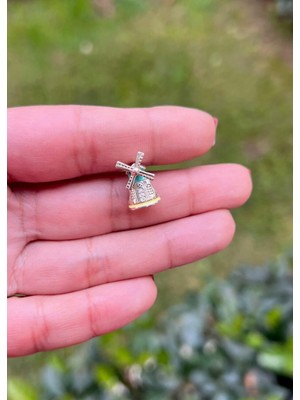 Defne Silver Yel Değirmeni Charm