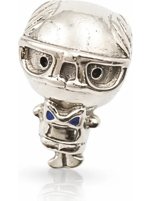 Defne Silver Gözlüklü Karakter Charm