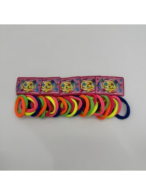 Mare Accessories Büyük Boy Renkli Saç Lastiği 5’li Paket