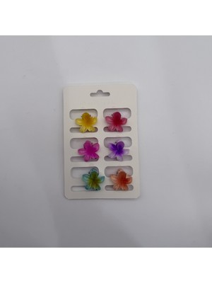 Mare Accessories Çiçek Figürlü Mini Mandal Toka 6’lı Set