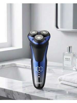 Nuveden Ieg™ 3 Başlıklı Elektrikli Tıraş Makinesi Su Geçirmez Dijital Göstergeli NVDN-TKNRS34