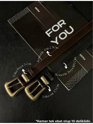 Fiori Köprü Toka Uç Takım Kadın Pantolon Kemeri, Ceket Kemeri, Elbise Kemeri, Gömlek Kemeri