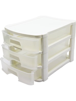 Go İthalat No:4 Çekmece 3 Katlı 27.8X35.5X25.5CM (5263)