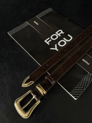 Fiori Köprü Toka Uç Takım Kadın Pantolon Kemeri, Ceket Kemeri, Elbise Kemeri, Gömlek Kemeri