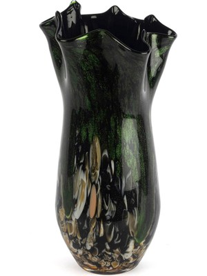 Belirtilmemiş Mikasa Moor Yeşil Simli Vazo 20X39 cm