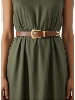 Fiori Köprü Toka Uç Takım Kadın Pantolon Kemeri, Ceket Kemeri, Elbise Kemeri, Gömlek Kemeri