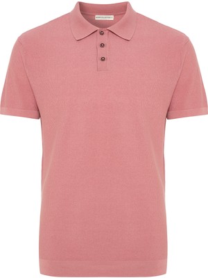 Polo Yaka Kısa Kollu Triko Kazak