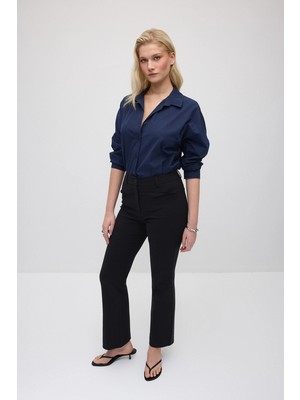 Gusto Sihirli Flare Pantolon - Siyah